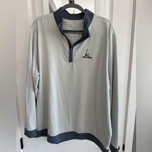 Swannies 1/4 zip.    Redhawk golf course